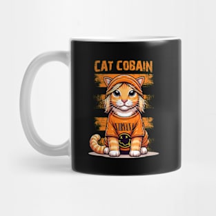 Cat Cobain Mug